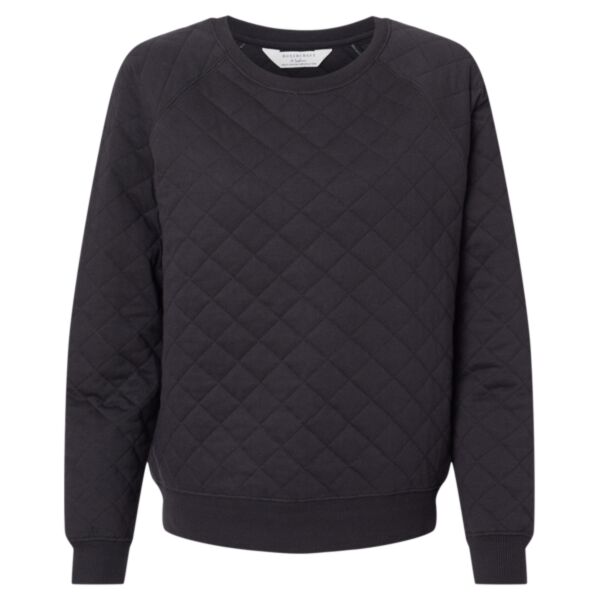 Women's Quilted Crewneck Pullover Thumbnail