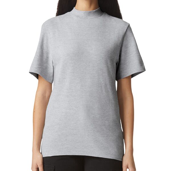 Unisex Mockneck Pique T-Shirt Thumbnail