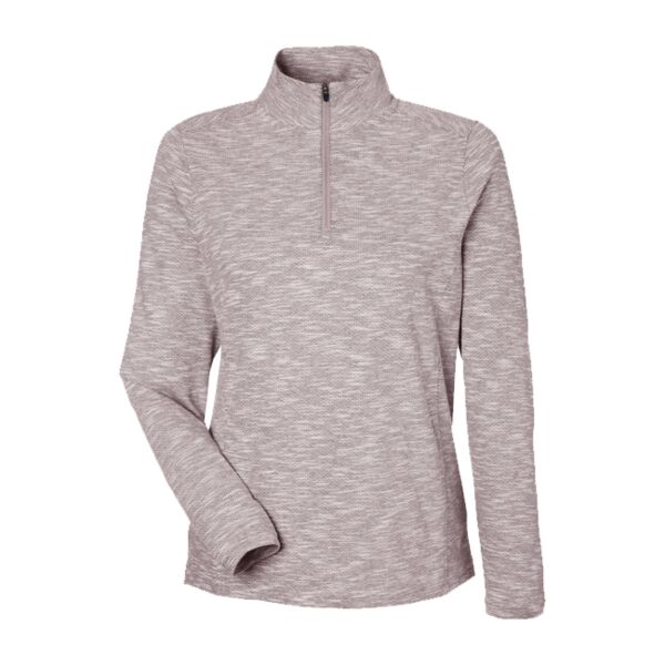 Ladies' Eclipse Jacquard Quarter-Zip Thumbnail