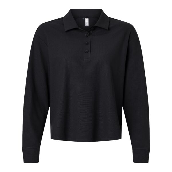 Women's Beyond Long Sleeve Loose Polo Thumbnail