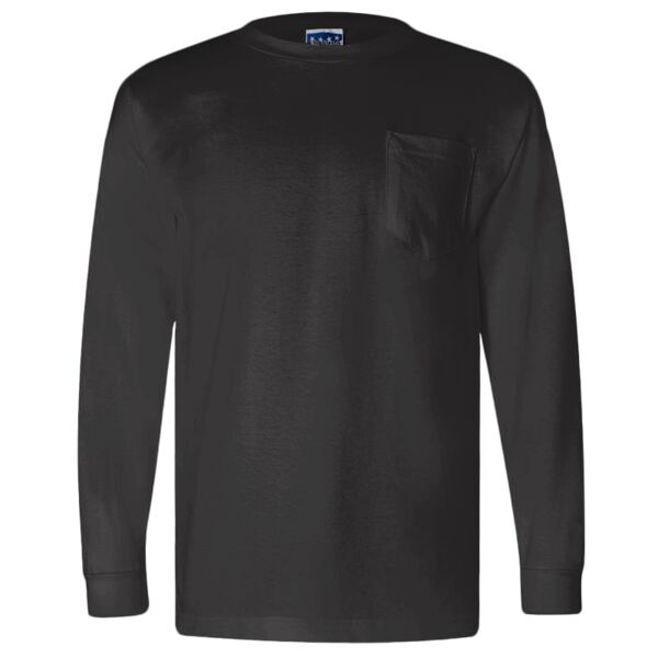 Unisex Union-Made Long Sleeve Pocket T-Shirt Thumbnail