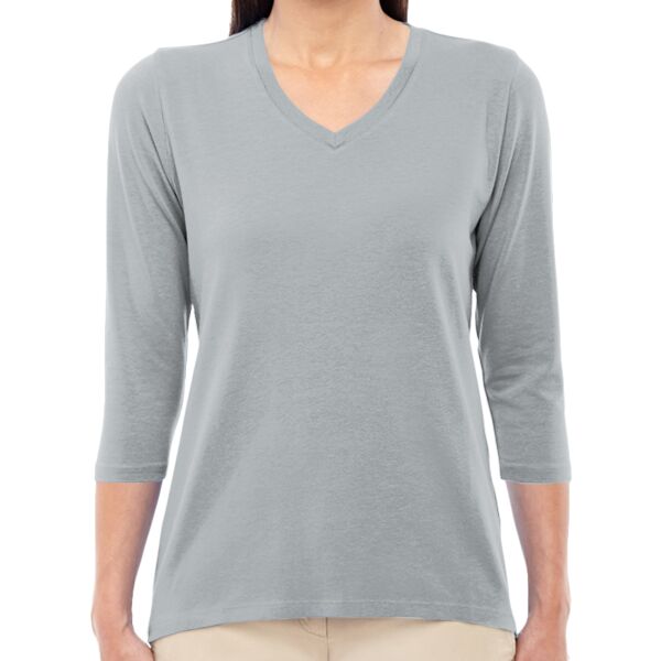Ladies' Perfect Fit™ Bracelet-Length V-Neck Top Thumbnail