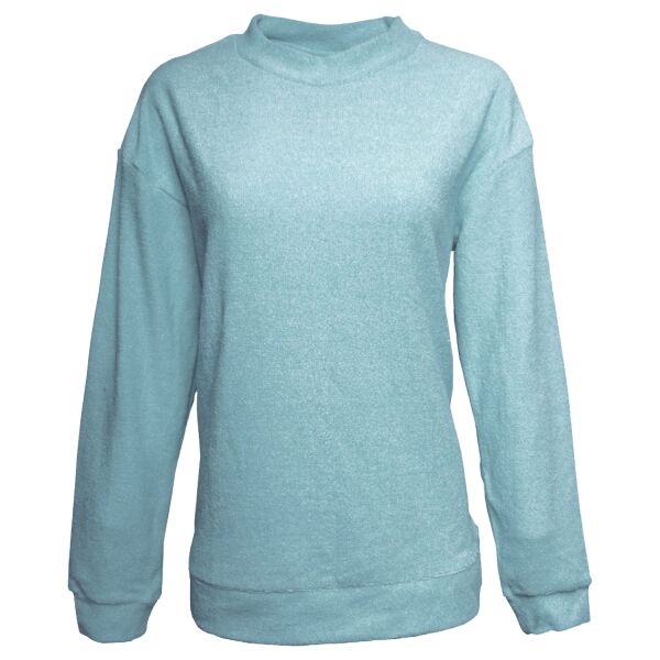Women's Weekend Terry Mock Neck Pullover Thumbnail