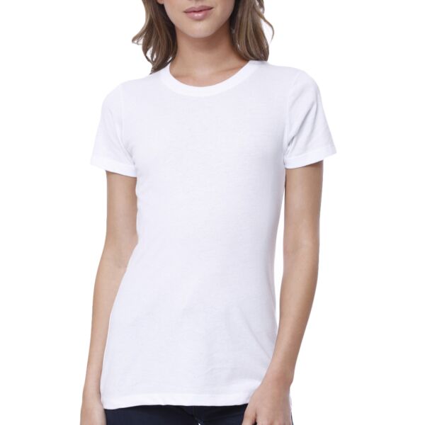Ladies' Cotton Crew Neck T-shirt Thumbnail