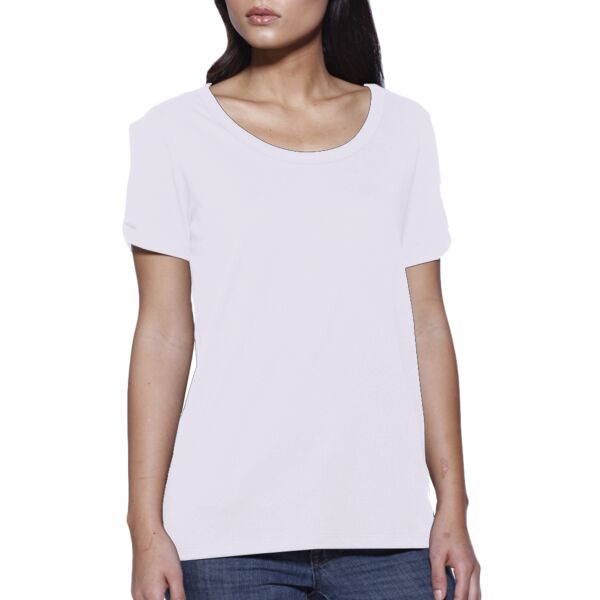 Ladies' CVC Twist Sleeve Top Thumbnail