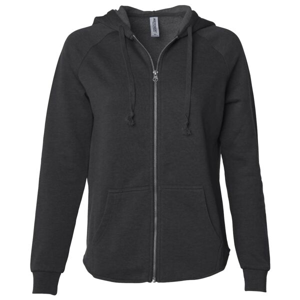 Women's California Wave Wash Full-Zip Hooded Sweatshirt Thumbnail