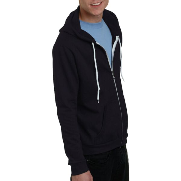 Unisex USA Made Full-Zip Lightweight Hooded Sweatshirt Thumbnail