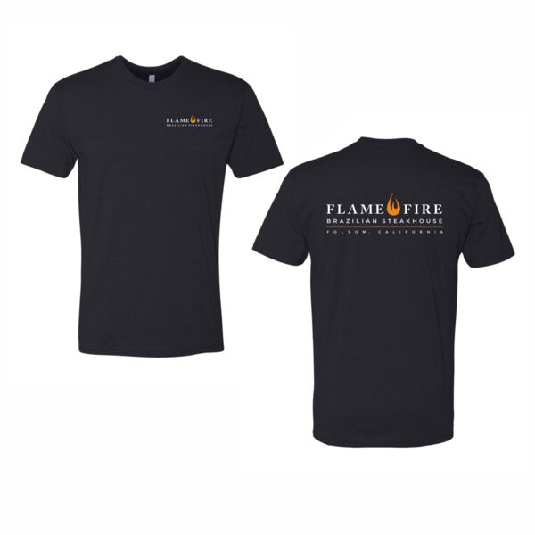 FOLSOM BACK TEE- N6210 NEXT LEVEL POLY/COTTON BLEND T-SHIRT SCREEN PRINTED FRONT AND BACK Thumbnail