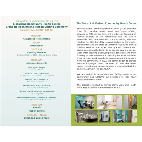 McFarland CHC Folders 11 x 8.5 " Thumbnail