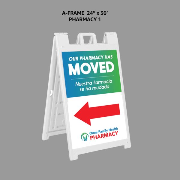 A-Frame 24" x 36" Pharmacy 1 Thumbnail