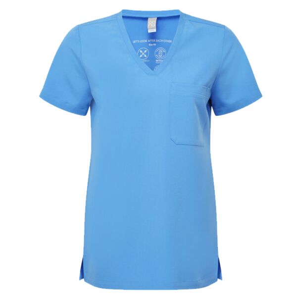 Ladies' Limitless V-Neck Stretch Scrub Top Thumbnail