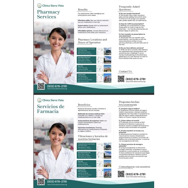 Pharmacy Service Trifold Thumbnail