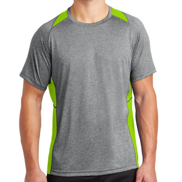 Heather Colorblock Contender ™ Tee Thumbnail