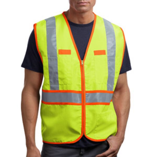 Ansi 107 Class 2 Dual Color Safety Vest Thumbnail