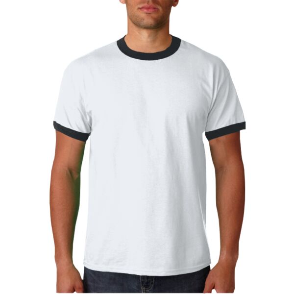 Adult Ultra CottonTM Ringer T-Shirt Thumbnail