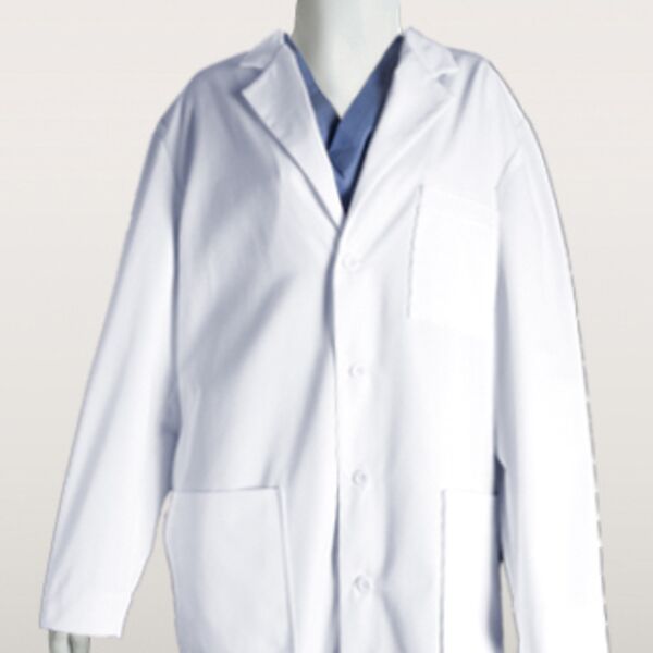 38" Men's Classic Twill Lab Coat Thumbnail