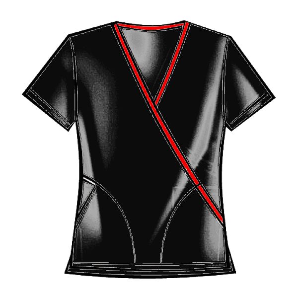4800 Cherokee Workwear Mini Mock Wrap Top Thumbnail