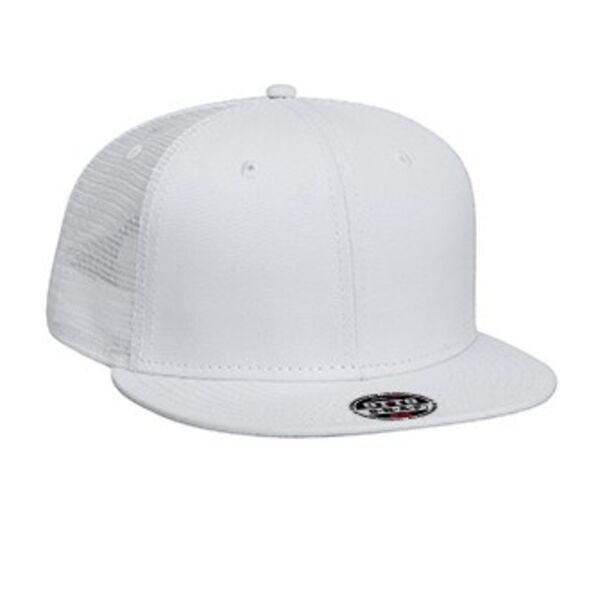 SUPERIOR COTTON TWILL FLAT VISOR PRO STYLE MESH BACK SNAPBACK CAPS Thumbnail