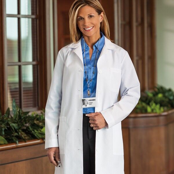 *Women's 5 Pockets Labcoat - 37" Thumbnail