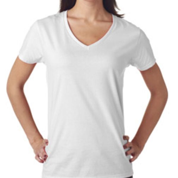 88vl Anvil Ladies' Lightweight V-Neck Cotton Tee Thumbnail
